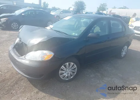 2007 Toyota Corolla Ce/Le/S from USA, damaged, VIN 2T1BR32E07C780400